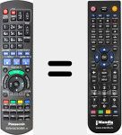 Télécommande pour remplacer N2QAYB000982