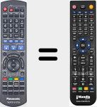 Télécommande pour remplacer N2QAKB000062