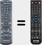 Télécommande pour remplacer N2QAYA000008