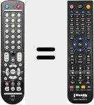 T&eacute;l&eacute;commande pour remplacer SR-5