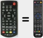 T&eacute;l&eacute;commande pour remplacer NVR2766