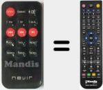 T&eacute;l&eacute;commande pour remplacer NVR834