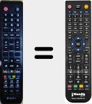 T&eacute;l&eacute;commande pour remplacer NGM001