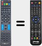 T&eacute;l&eacute;commande pour remplacer NVR-8060-434K2S-SMAN