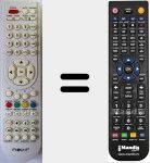 Télécommande pour remplacer Nevir004