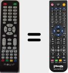 T&eacute;l&eacute;commande pour remplacer Nevir001