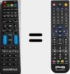 T&eacute;l&eacute;commande pour remplacer ND32N2400S