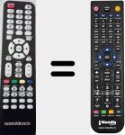 T&eacute;l&eacute;commande pour remplacer ND49KS4000S