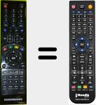 Télécommande pour remplacer VMT-DTV