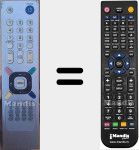 Télécommande pour remplacer 08010380