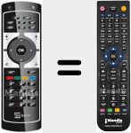 T&eacute;l&eacute;commande pour remplacer REMCON502