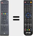 Télécommande pour remplacer ODL40661FNDB-1