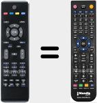Télécommande pour remplacer RC 1205 (20429570)