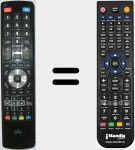 T&eacute;l&eacute;commande pour remplacer OK001