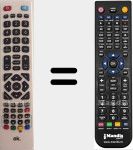 T&eacute;l&eacute;commande pour remplacer OLE24150W