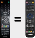 T&eacute;l&eacute;commande pour remplacer OCEADLED221115B2