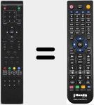 T&eacute;l&eacute;commande pour remplacer RC57DTVUSBOS