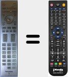 Télécommande pour remplacer N2QAYA000074