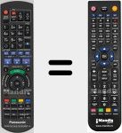 Télécommande pour remplacer N2QAYB000898