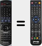 T&eacute;l&eacute;commande pour remplacer N2QAYB000150