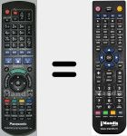 T&eacute;l&eacute;commande pour remplacer N2QAYB000619