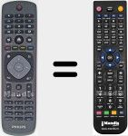 Télécommande pour remplacer 996590009989