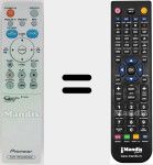 Télécommande pour remplacer VXX3129