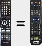 Télécommande pour remplacer AXD7662 (8300766200010IL)