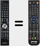 T&eacute;l&eacute;commande pour remplacer AXD1572 (RRMCGA687WJSA$J)