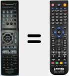 T&eacute;l&eacute;commande pour remplacer AXD7732 (8300773200010S)