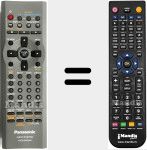 T&eacute;l&eacute;commande pour remplacer N2QAJB000048