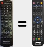 Télécommande pour remplacer N2QAYB000429