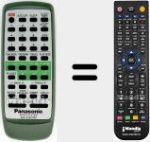 Télécommande pour remplacer RAK-SC981WK