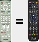 Télécommande pour remplacer EUR765108A
