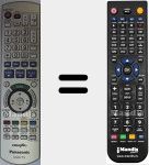 Télécommande pour remplacer EUR7659YN0