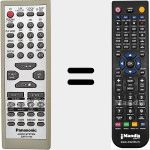 Télécommande pour remplacer EUR7711140