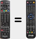 Télécommande pour remplacer N2QAYB000222