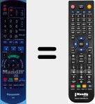Télécommande pour remplacer N2QAYB000272