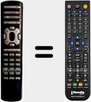 T&eacute;l&eacute;commande pour remplacer Multimedia Recorder 160 (MultimediaRecorder16)