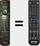 T&eacute;l&eacute;commande pour remplacer N2QAYB000490