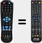 Télécommande pour remplacer IR Peekbox 206 (Peekbox206)