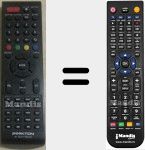 T&eacute;l&eacute;commande pour remplacer 19LC179DVD