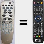 Télécommande pour remplacer RC1953201101 (313923806511)