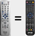 Télécommande pour remplacer RT128-11