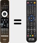 T&eacute;l&eacute;commande pour remplacer RC4492-01B (312814720181)