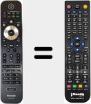 Télécommande pour remplacer RC 4495 / 01 (312814721441)