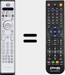 Télécommande pour remplacer RC 4343 / 01 (313923810301)