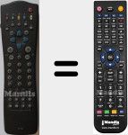 T&eacute;l&eacute;commande pour remplacer SBCRP520