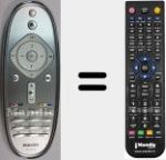 T&eacute;l&eacute;commande pour remplacer RC 4498 (242254990235)