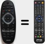 T&eacute;l&eacute;commande pour remplacer YKF293-001 (242254990301)